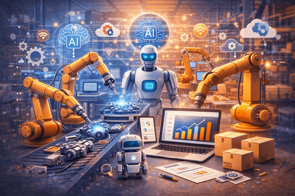 Industria automatizada y el impacto de la IA en la producción