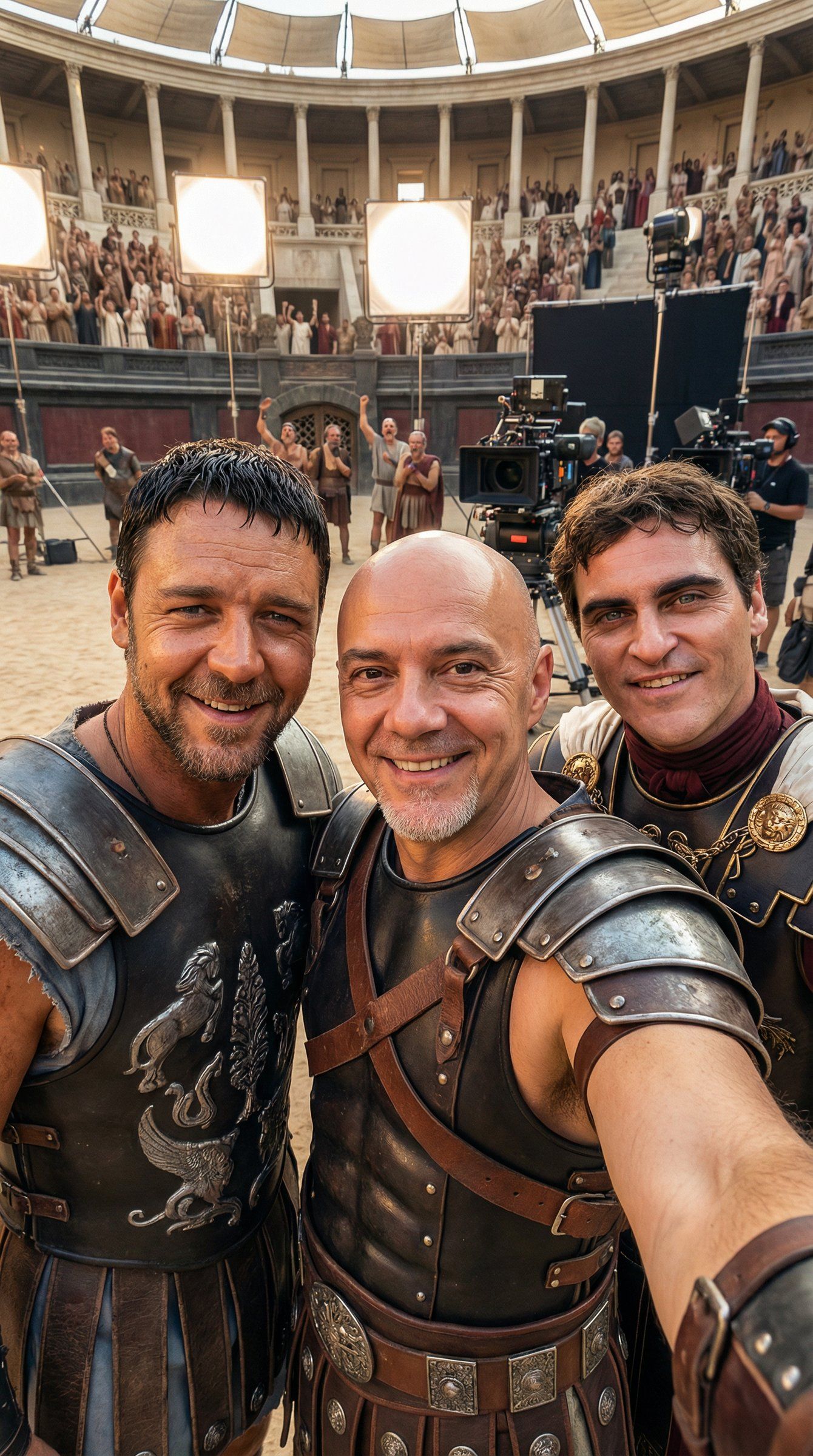 Cómo crear 100 imágenes utilizando un <span class="accent-text">agente de IA</span> 1 Jesús en Gladiator