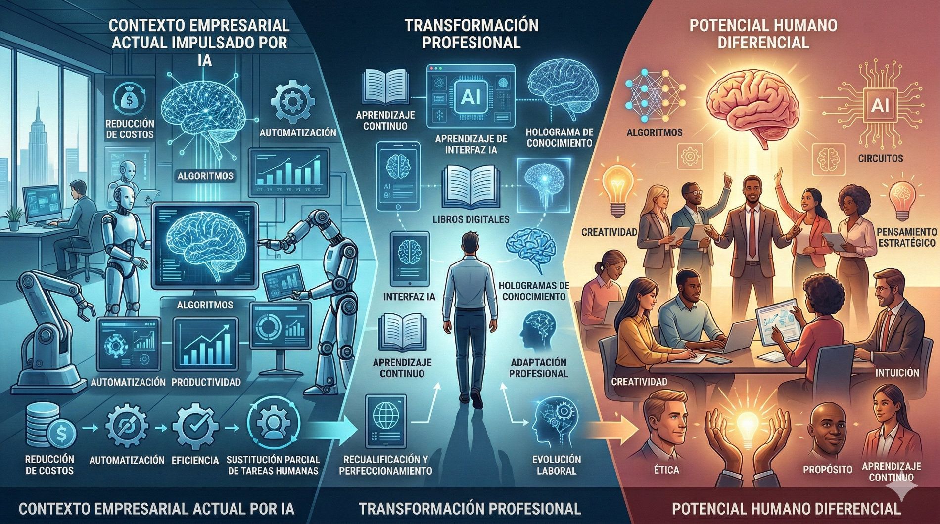La recualificación profesional en la era de la IA