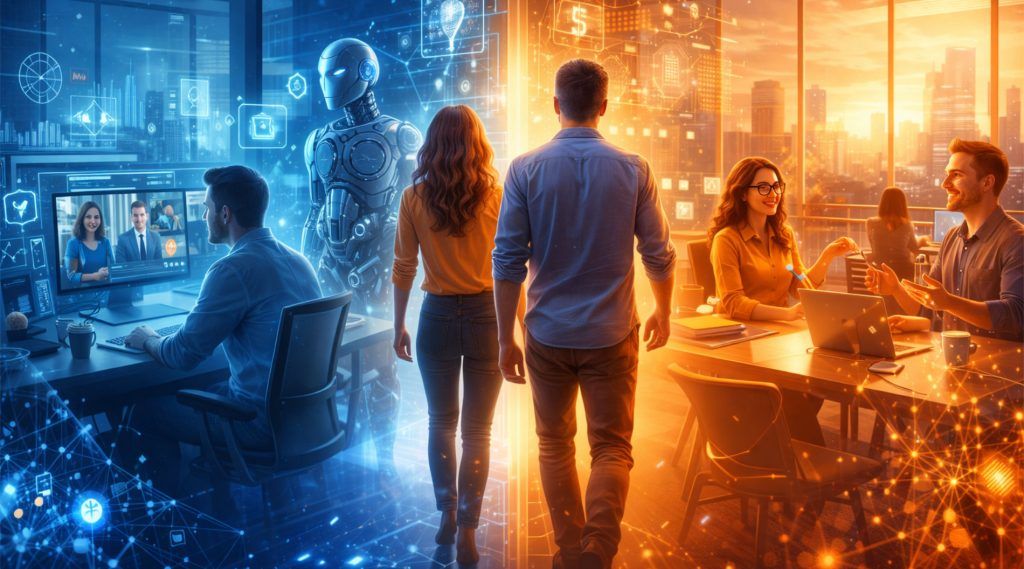 Qué es el entorno laboral híbrido