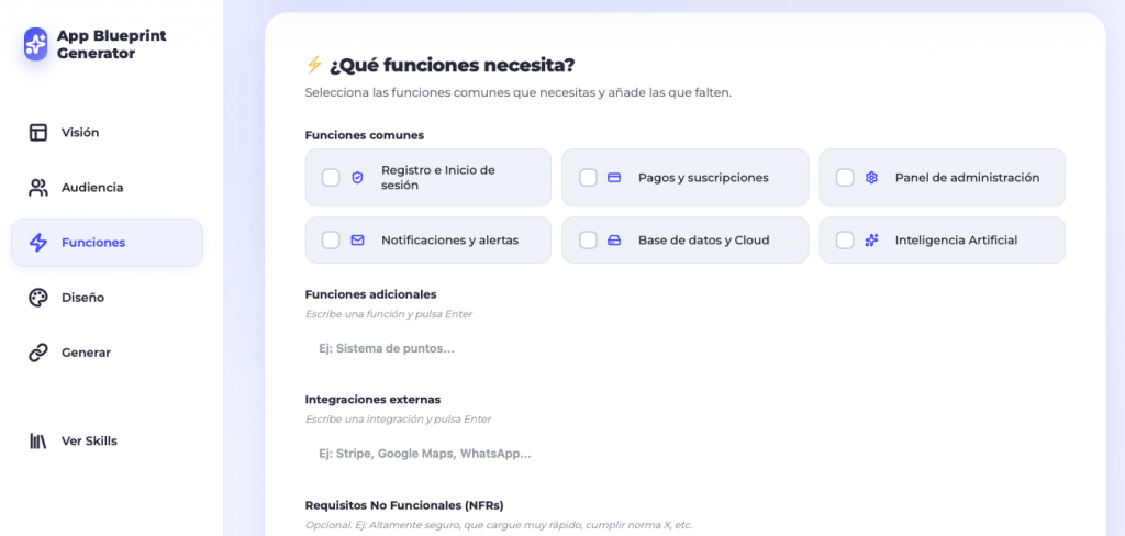 App Blueprint Generator