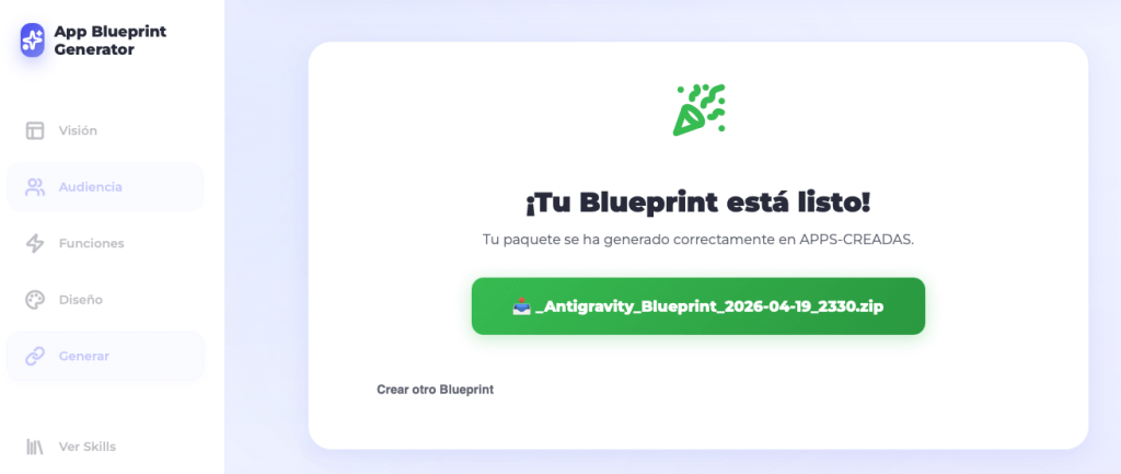 App Blueprint Generator