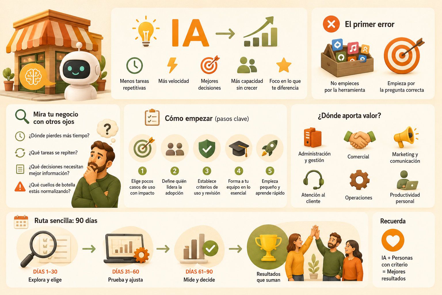 cómo implantar IA en pymes