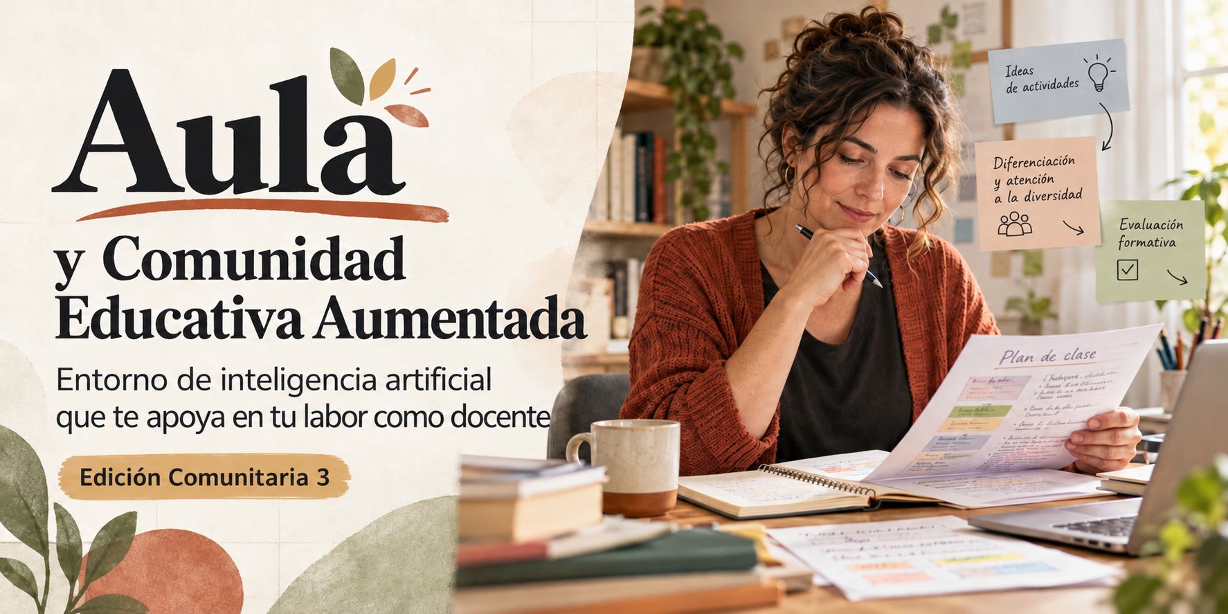 Aula y Comunidad Educativa Aumentada 1 IA para docentes