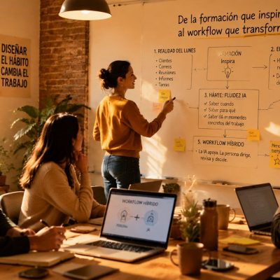 Por qué la formación en IA no se aplica