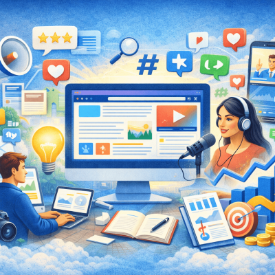 Creación de contenido digital con estrategias para captar audiencia